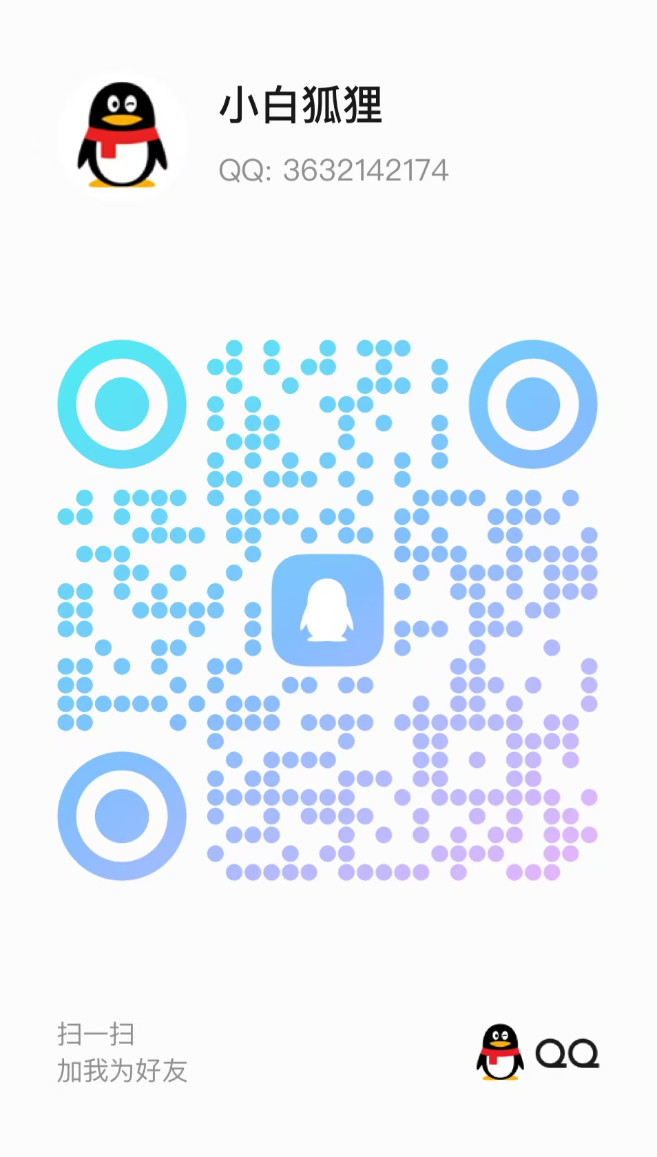 扫码加QQ-一人日志